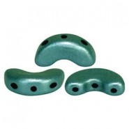 Les perles par Puca® Arcos beads Metallic mat green turquoise 23980/94104